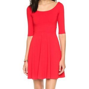 PURPLE Susana Monaco 3/4 Sleeve Dress